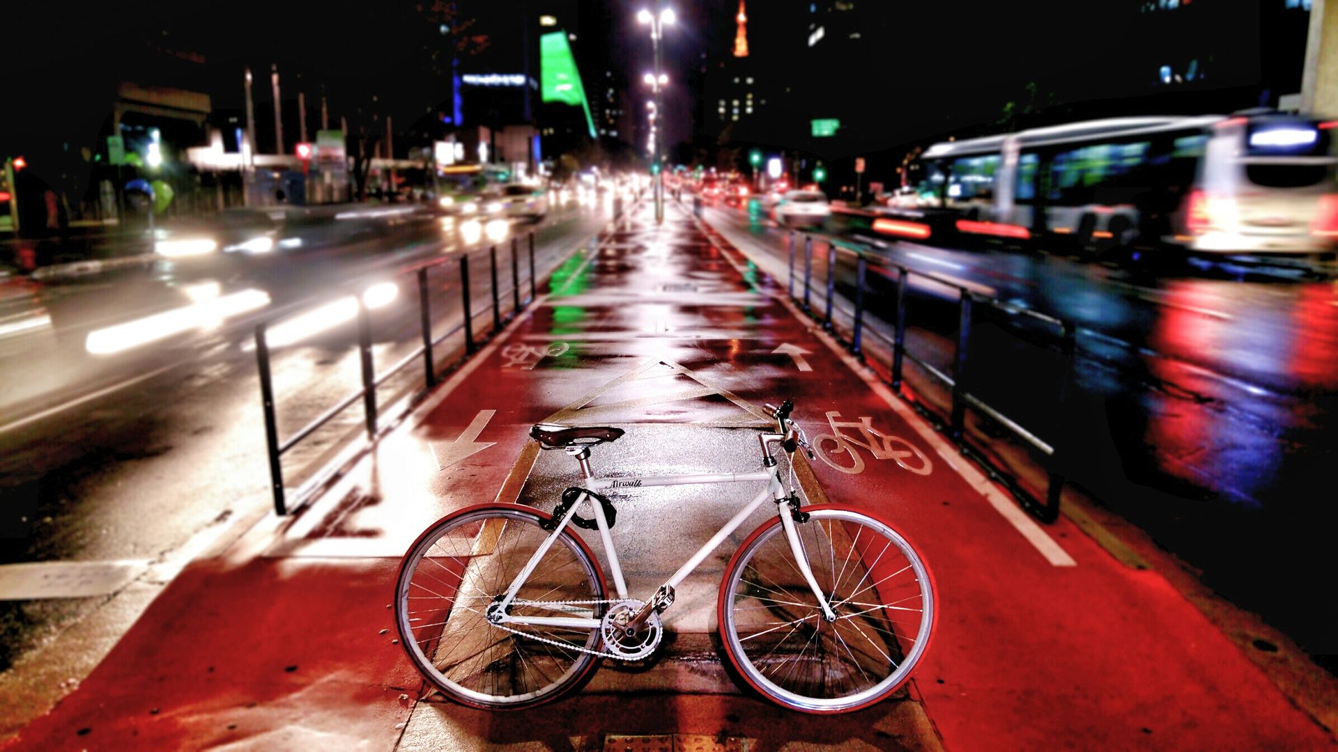 Hoje eu caí com a bike